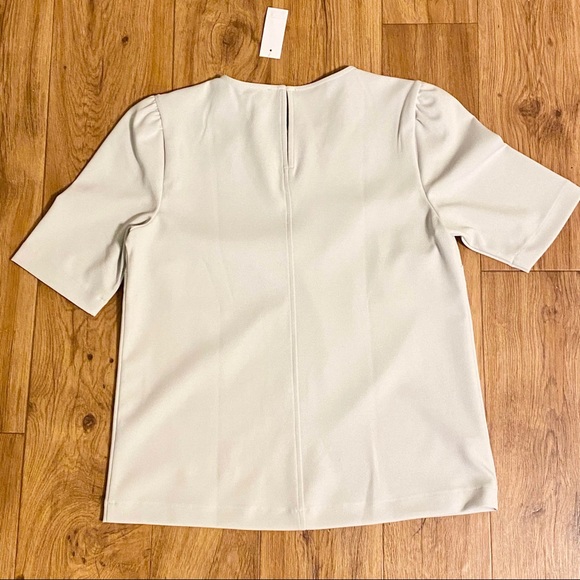 [NWT] Ann Taylor Beaded Short Sleeve Top - Picture 6 of 8